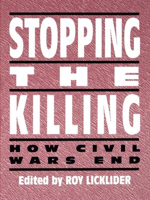 cover image of Stopping the Killing
